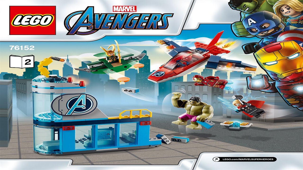 🦸 Instrukcje LEGO 🦸 Superbohaterowie 🦸 76152 🦸 Avengers Gniew Lokiego 🦸 Księga 2 🦸