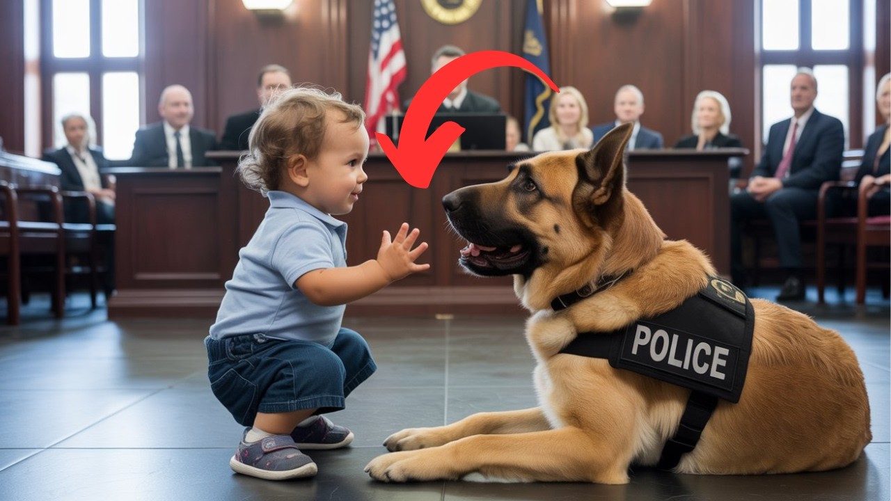 When a 3-Year-Old Talked to a Police Dog in Court, the Entire Court Was Left in Awe