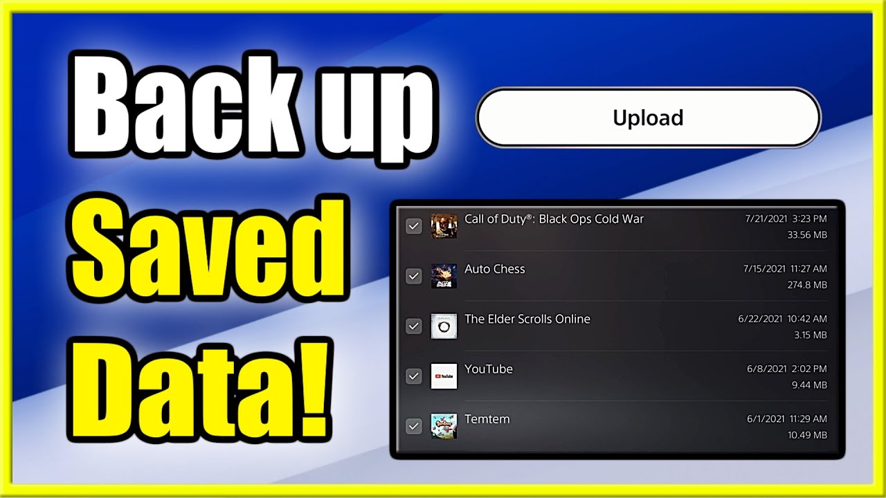 How to Backup Saved Data on PS5 & Upload to Cloud (Easy Method!)