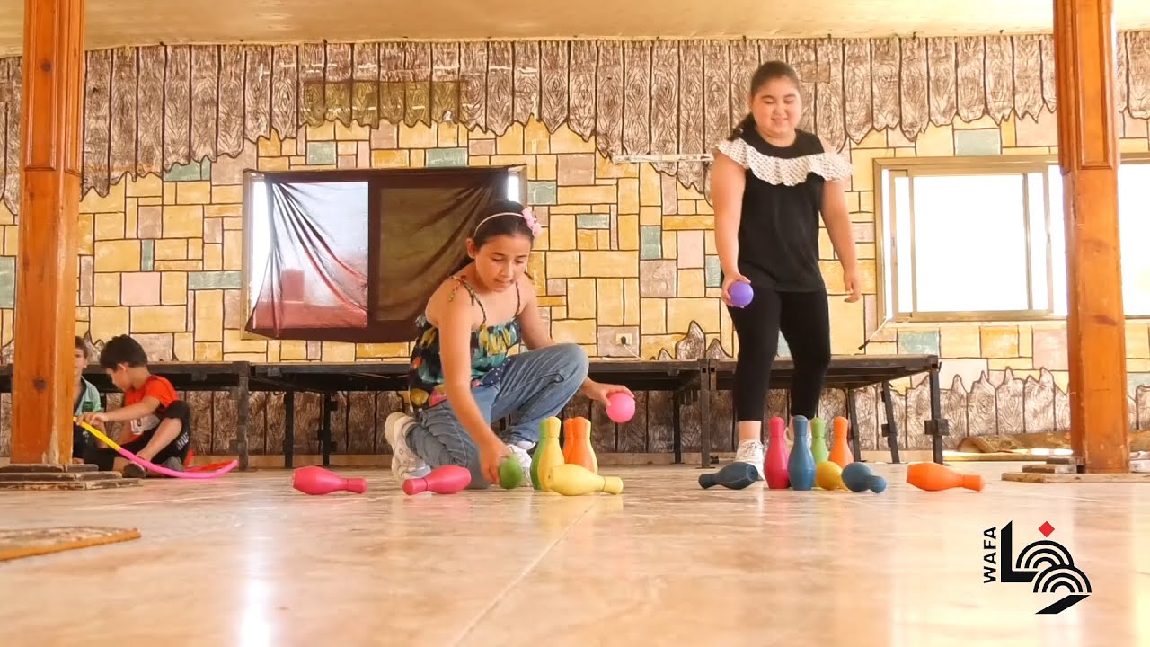 نشاطات ترفيهية للأطفال في غزة للتفريغ النفسي بعد العدوان الإسرائيلي الأخير