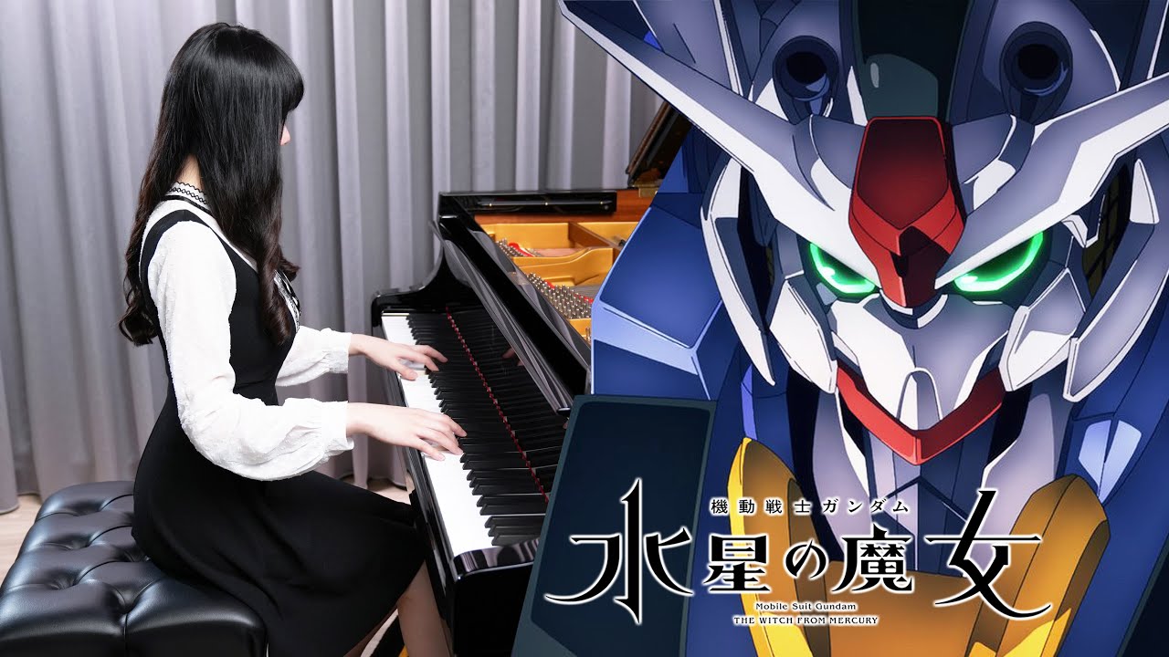 「Shukufuku / YOASOBI」Mobile Suit Gundam THE WITCH FROM MERCURY OP Ru's Piano Cover【Sheet Music】