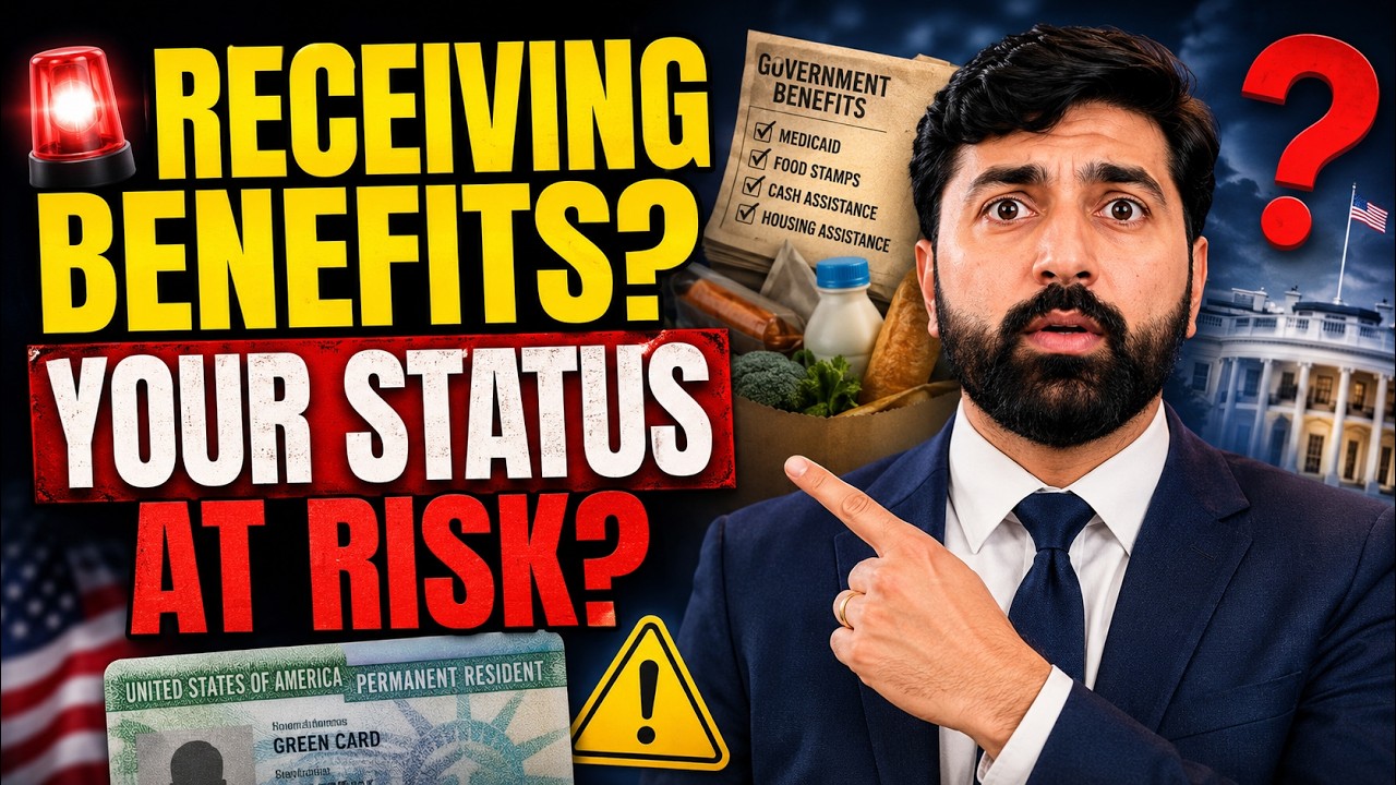 🚨 2026 Public Charge Rules | Receiving Benefits? | Protect Your Green Card NOW!