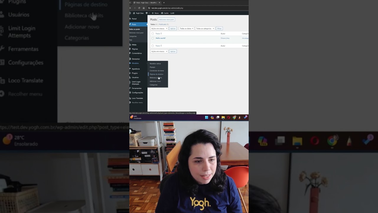 Criando um blog cheio de estilo no WordPress com o Elementor #wordpress #elementor #blog