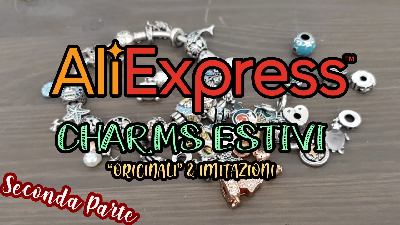 CHARMS TEMA MARE DA ALIEXPRESS & COLLEZIONE DI LUGLIO e qualche imitazione (seconda parte)