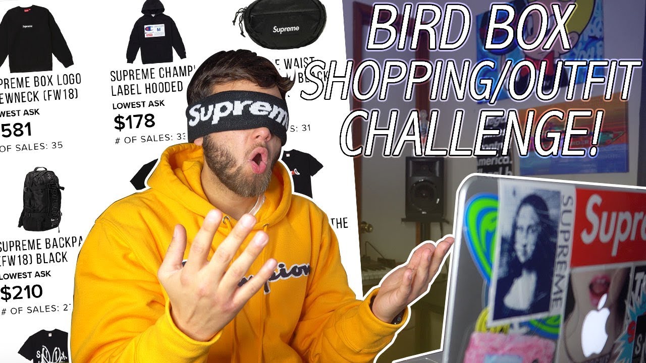 BIRD BOX SHOPPING/OUTFIT CHALLENGE