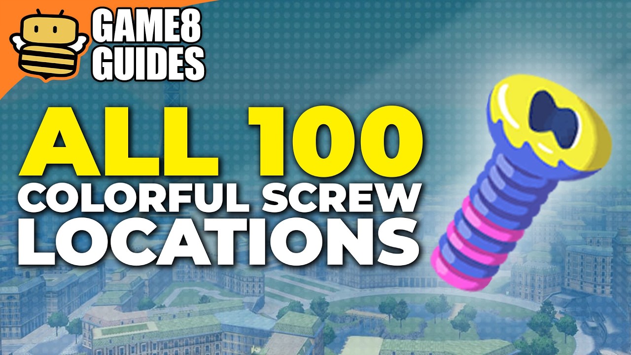 Pokemon Legends: Z-A - All Colorful Screw Locations | Game8 Guides