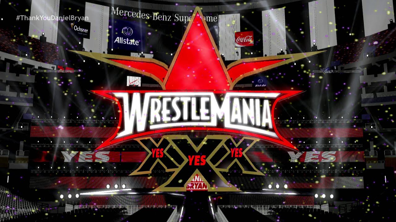 #ThankYouDanielBryan WWE Wrestlemania 30 Celebration Pyro