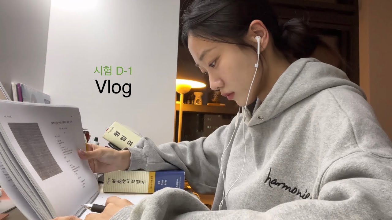 로스쿨 첫 기말고사 기간 브이로그 I 잠을 포기한 일주일 I 벼락치기는 안돼요... I 그리고 시험 끝난 후 여유롭게 행복한 날들 🏖