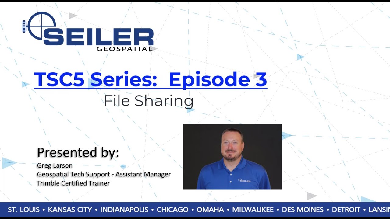 Trimble TSC5 Video Series; Episode 3 - File Sharing