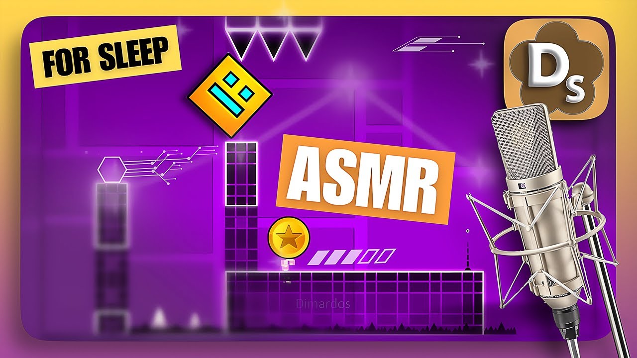 АСМР Укачало в Geometry Dash 🤢 ASMR Шепот с Триггерами