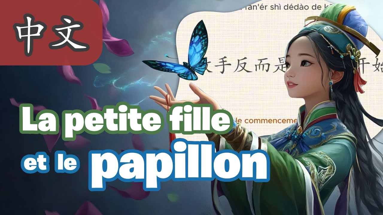 Apprendre le Chinois avec des histoires - 小女孩与蝴蝶- La petite fille et le papillon