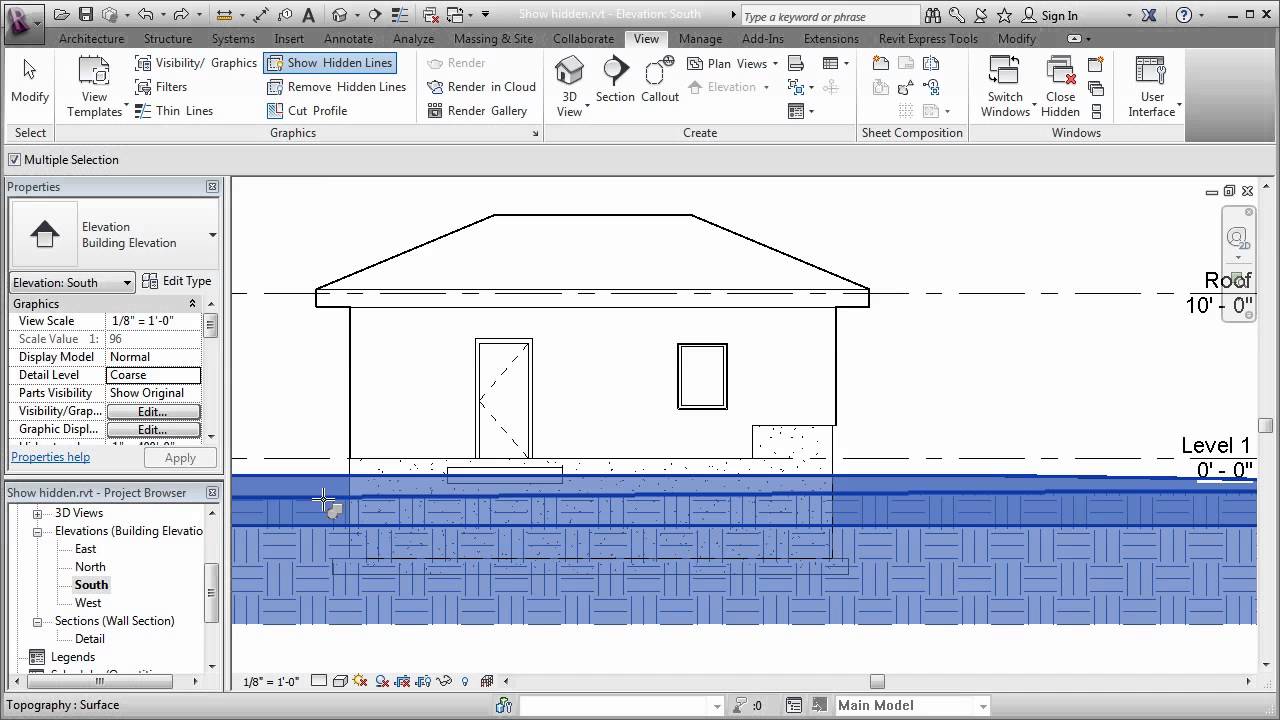 Show Hidden Linework Tool
