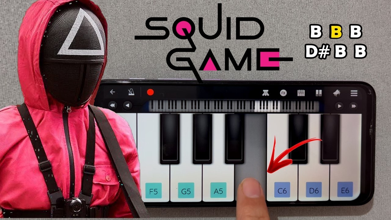 How to Play SQUID GAME Theme in 1 Minute! (Super Easy)