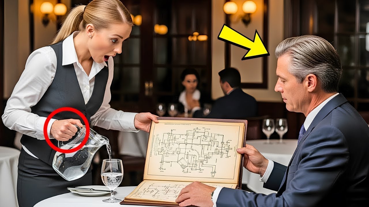 Arme Kellnerin: „Sir, das ist die Unterschrift meines Vaters“ – Milliardär-CEO lässt das Glas fallen