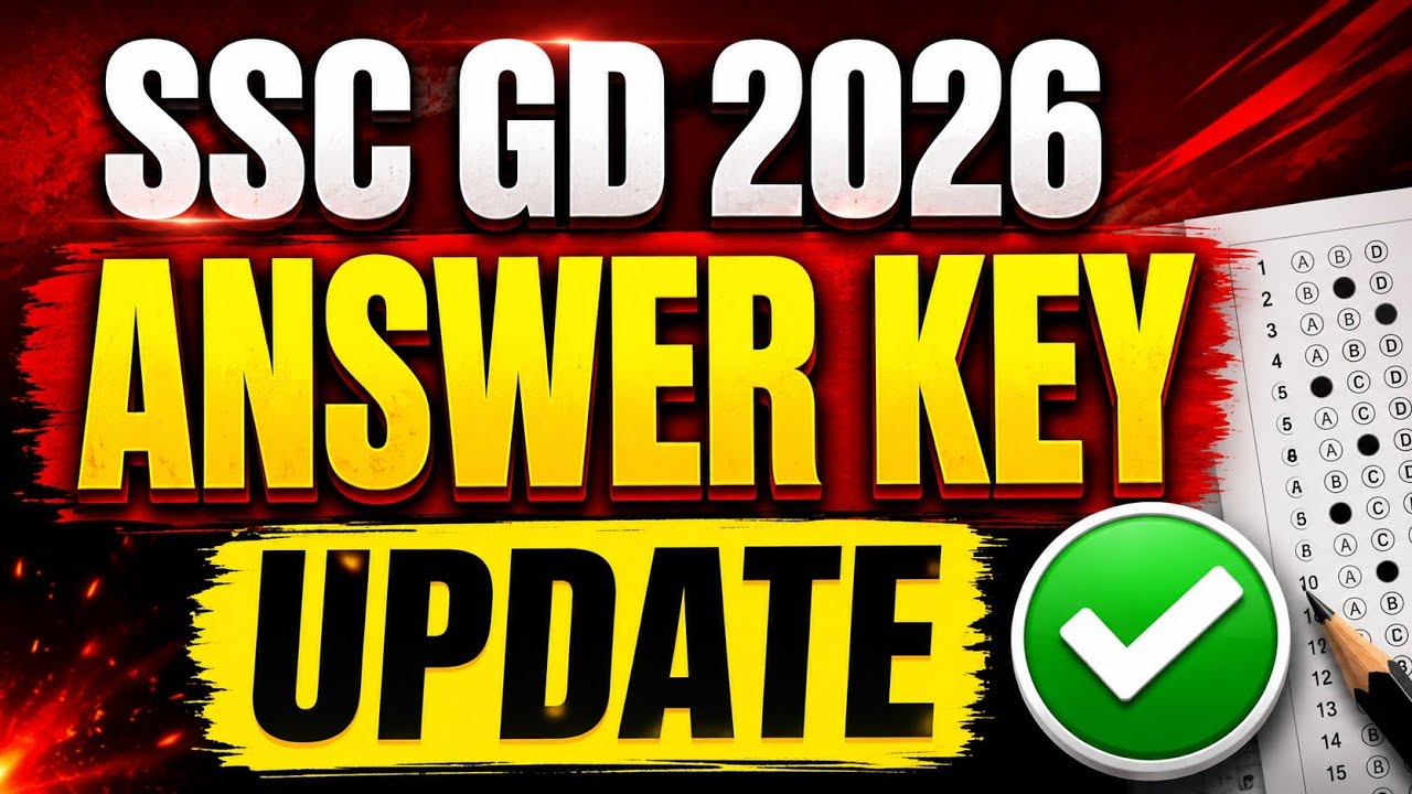 SSC GD 2026 Answer key update | SSC GD 2026 Answer key update | ssc gd 2026 answer key #sscgd 