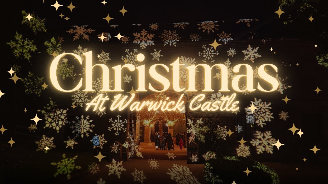 ⭐FIRST LOOK! Warwick Castle Christmas 2025 ✨ Press Night Family Tour! #WarwickCastleLightTrail