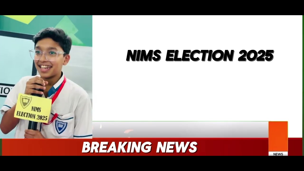 NIMS Dubai | Student Council Election 2025&ndash;26
