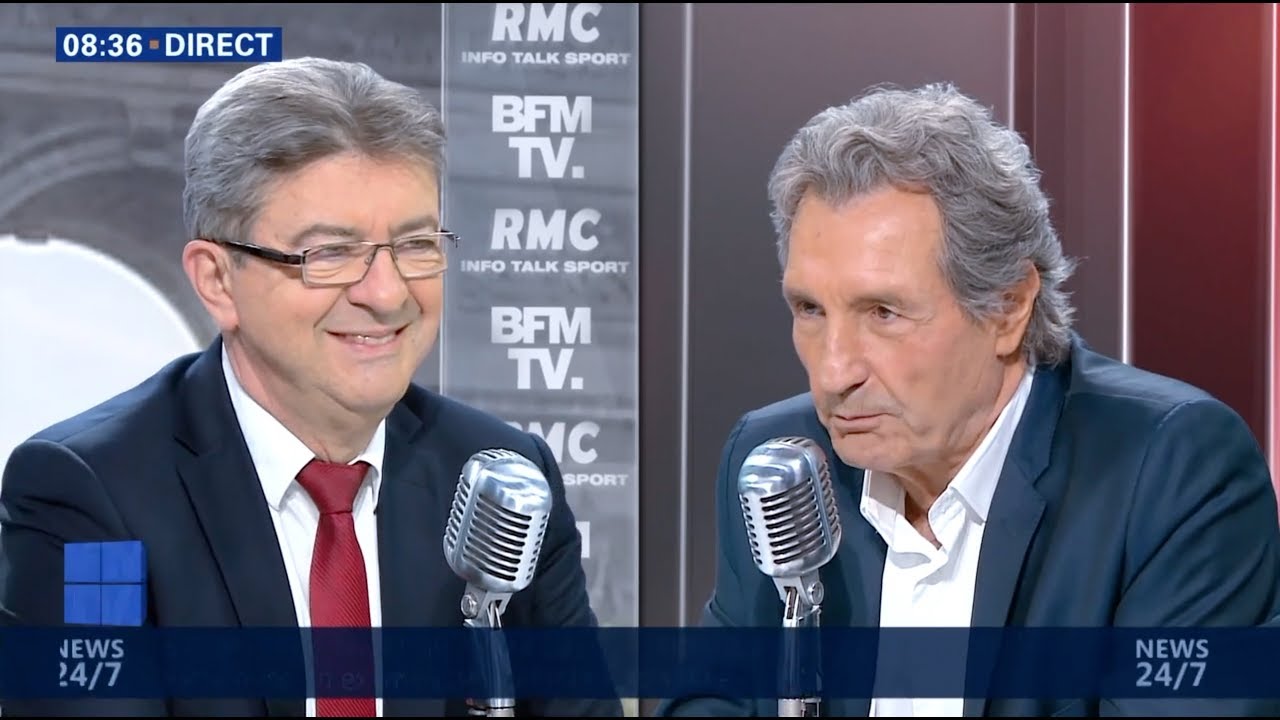 «NOUS DÉFENDONS LES ACQUIS SOCIAUX DES TRAVAILLEURS» - Mélenchon chez Bourdin