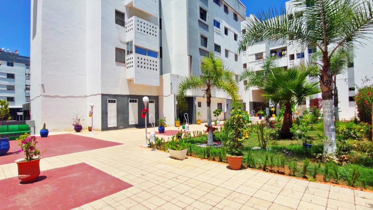 شقة جميلة وسط إقامة محروسة🏘 بحي ولاد مطاع💥تمارة