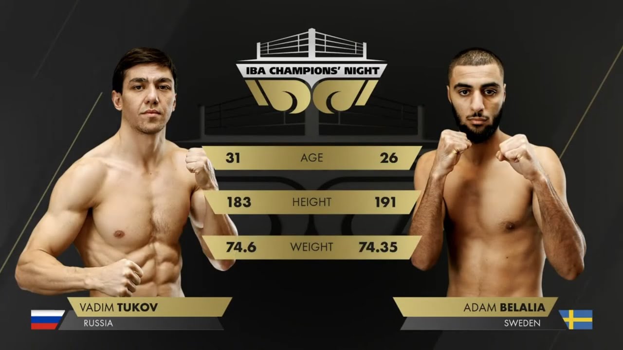 75kg Tukov Vadim (RUS) vs Belalia Adam (SWE) | IBA Champions’ Night | March 7, 2025 | Moscow, Russia