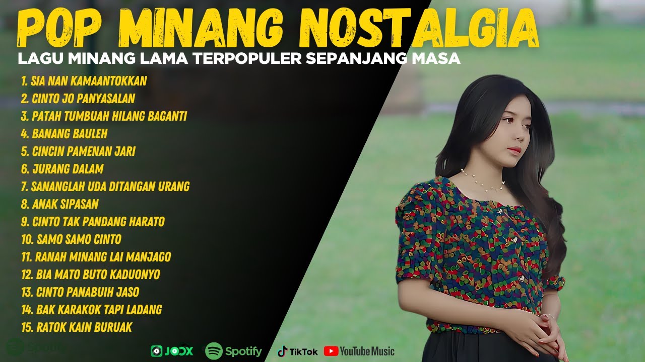 Pop Minang Nostalgia - Lagu Minang Lama Terpopuler Sepanjang Masa | Full Album NADA Minang Digital