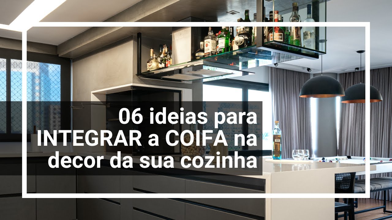 Como integrar a COIFAS ou DEPURADOR na decor da sua cozinha