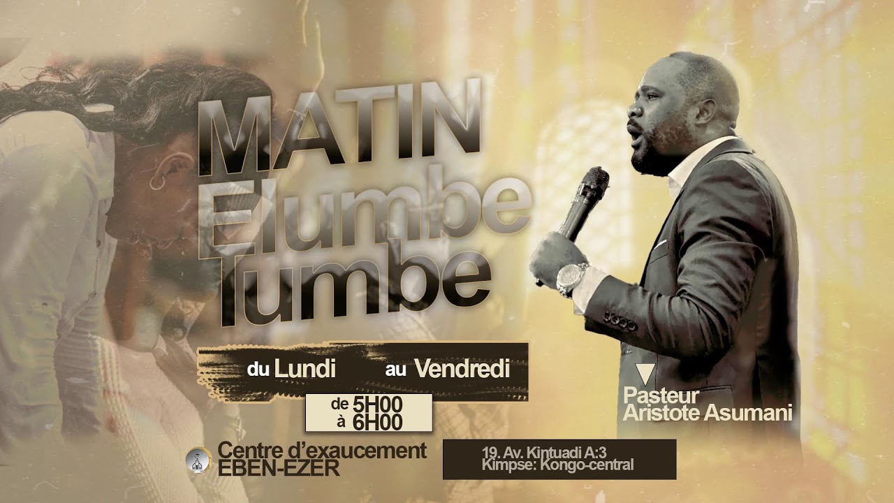 MATIN ELUMBE LUMBE. AVEC PASTEUR ARISTOTE ASUMANI.