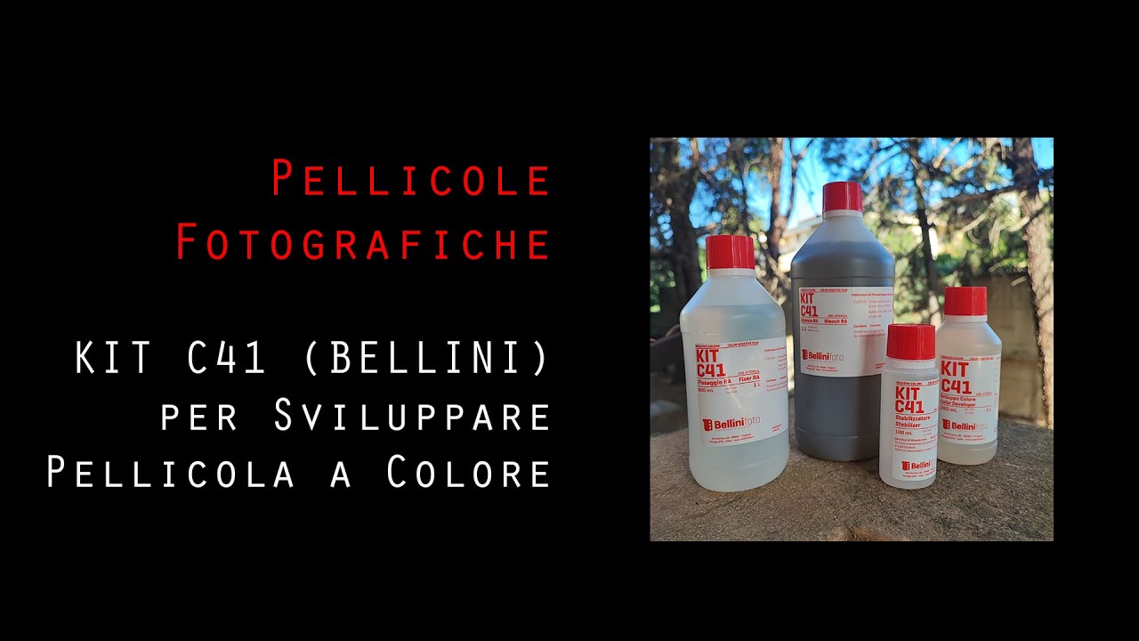 Kit C41 Bellini per Sviluppo Pellicola a Colore