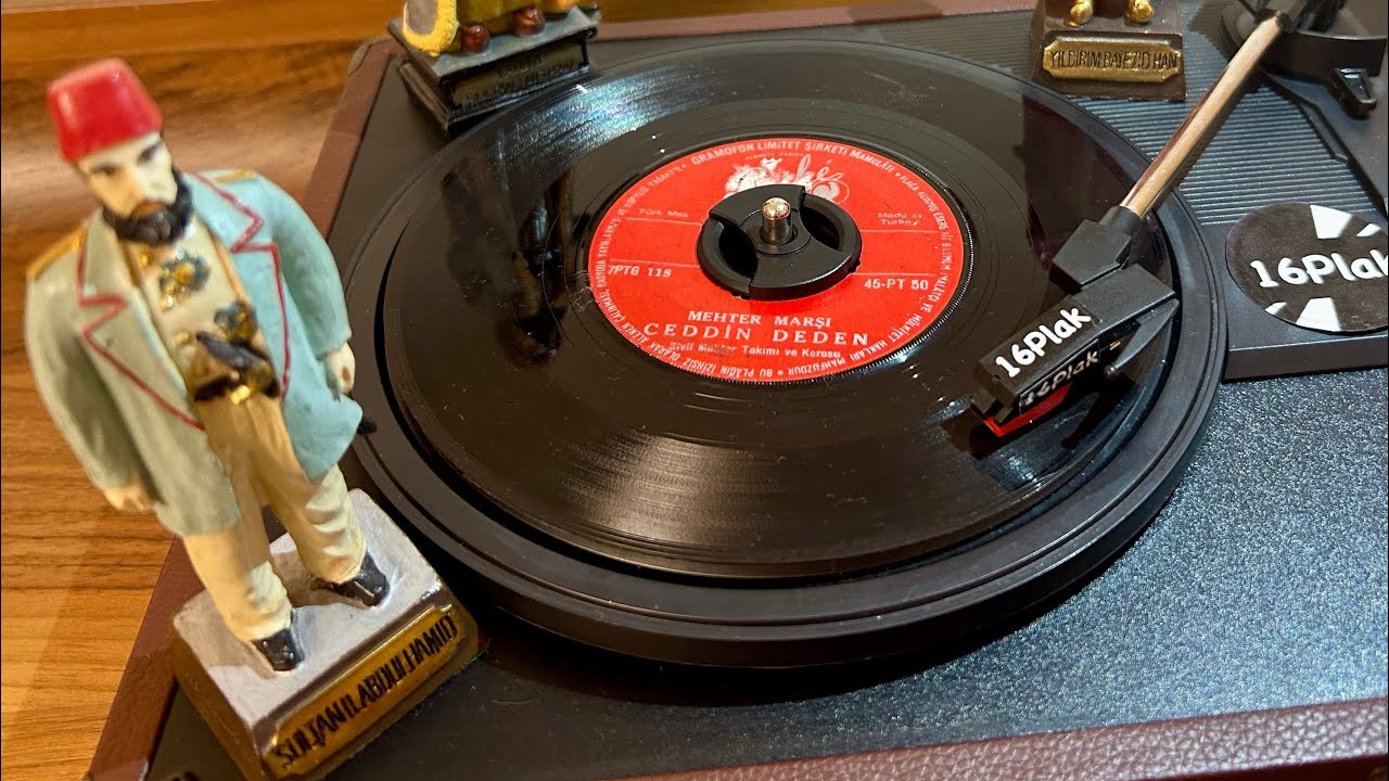 MEHTER MARŞI - Ceddin Deden (Plak Kayıt / Vinyl Record)
