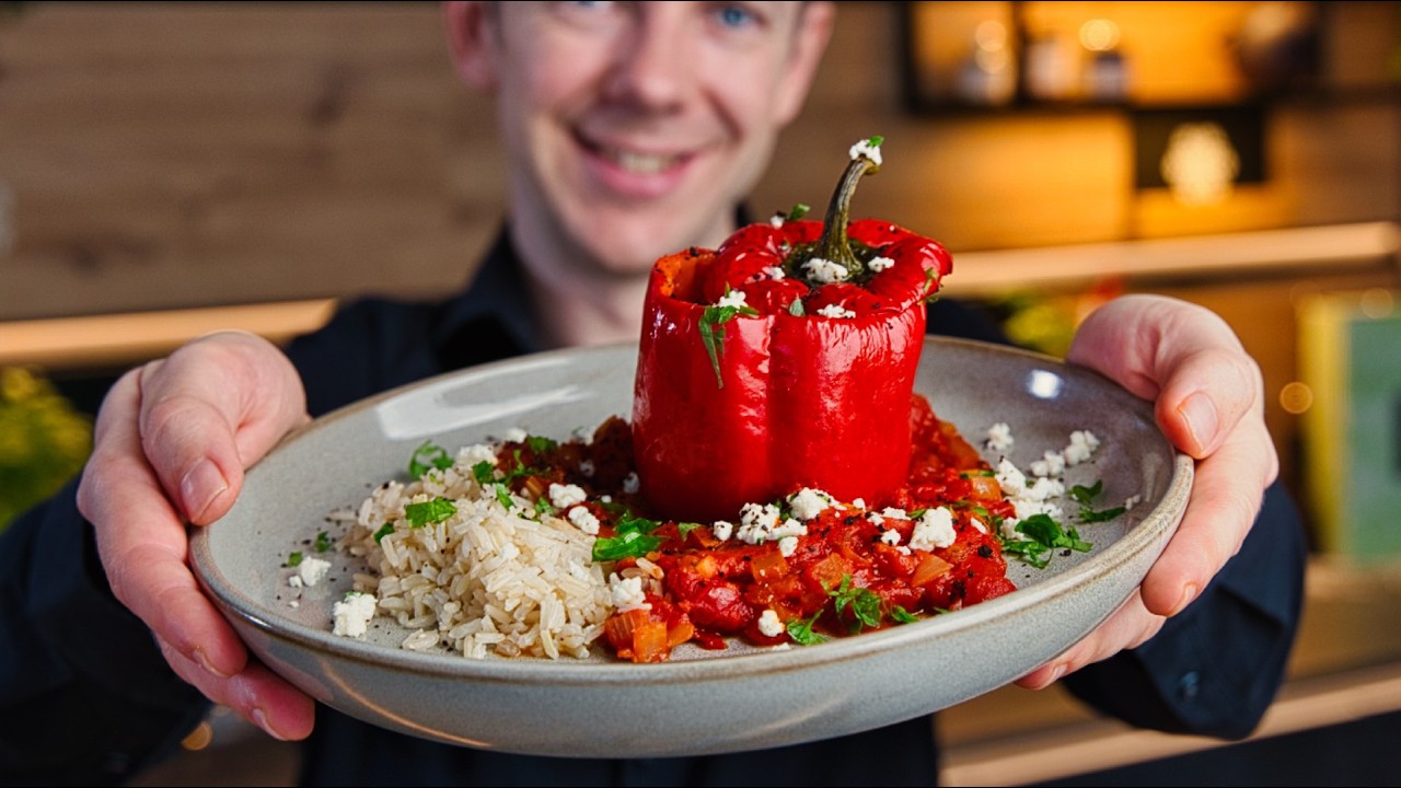 Genial saftig: Gefüllte Paprika, die dich umhaut 🤩