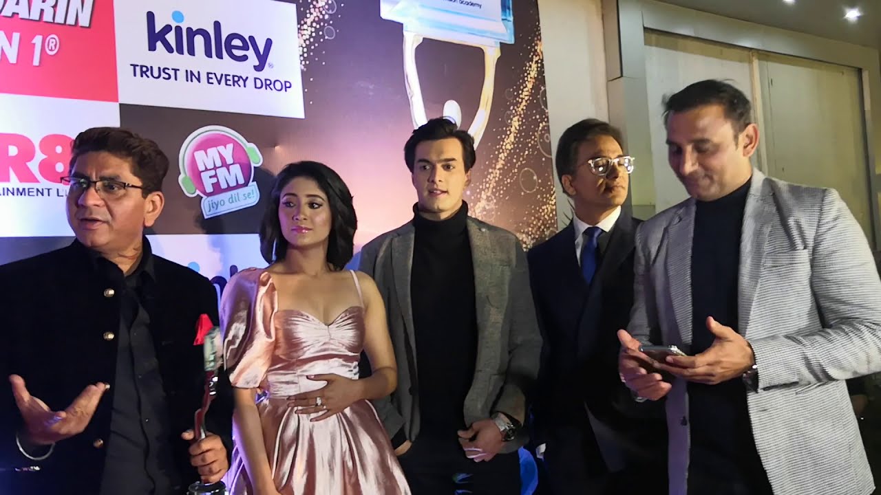 Shivangi Joshi with Mohsin Khan and Full cast on Red Carpet of 20th ITA Awards | Yeh Rishta kya