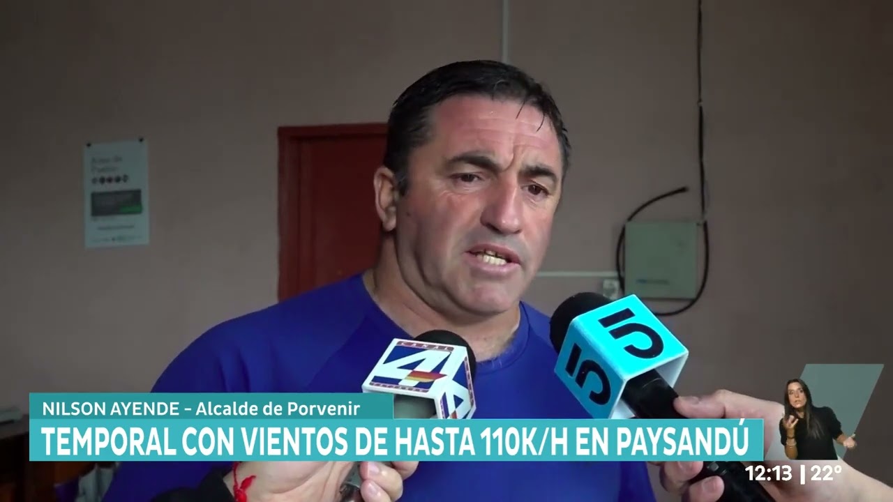 🌩️ Paysandú: un fuerte temporal afectó al municipio de Porvenir y provocó pérdidas materiales.