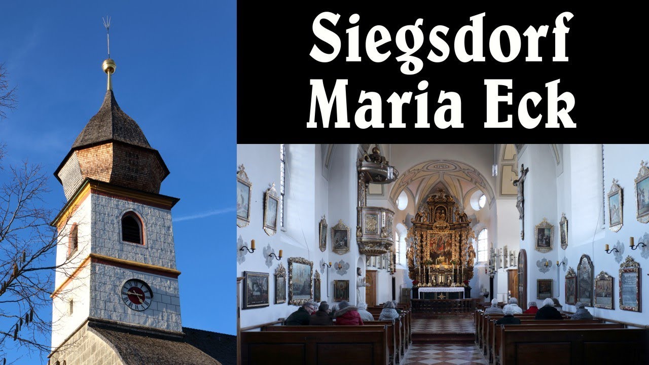SIEGSDORF (TS), Wallfahrtskirche Maria Eck - Vollgeläut