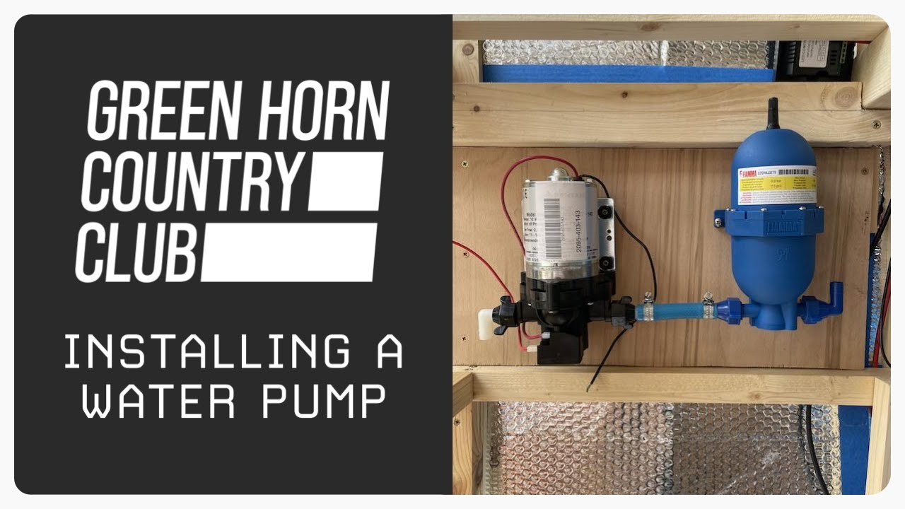Installing a Shurflo Water Pump and Fiamma Accumulator | Plumbing | DIY Sprinter Van Conversion UK