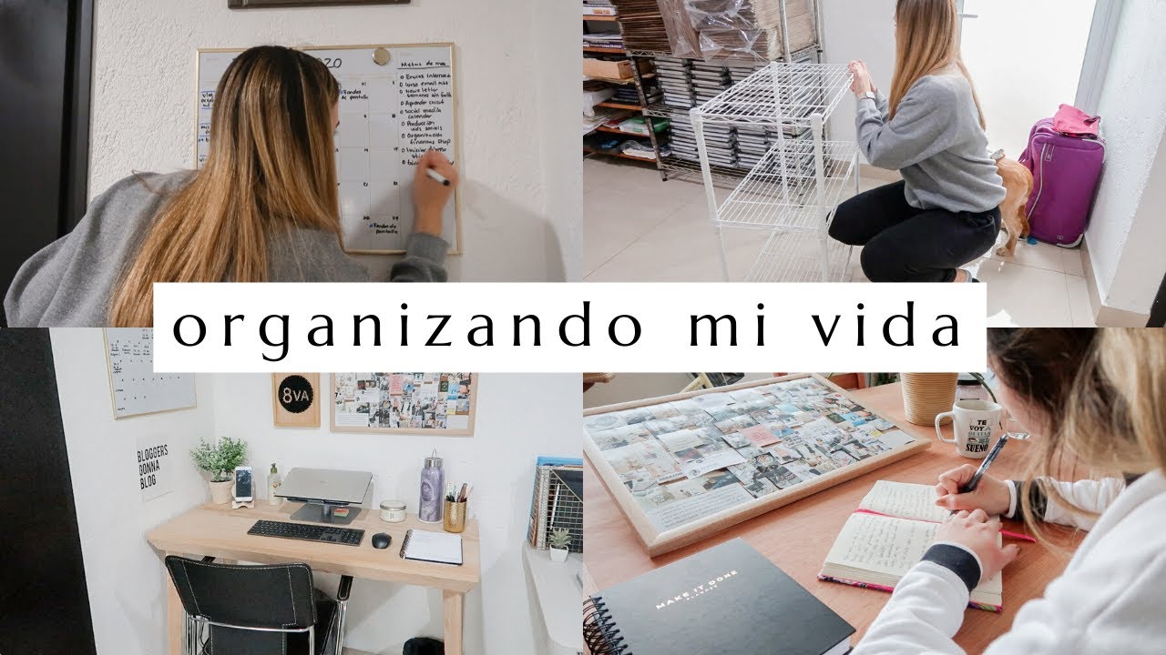 Organizando mi oficina, planificando mi mes, iniciando nuevos hábitos | VLOG