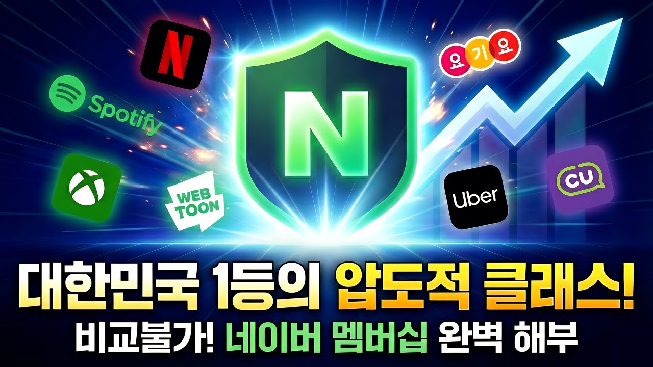 네이버 멤버십 이 영상 하나로 끝내세요. 숨은 혜택까지 탈탈 털어 알려드립니다.