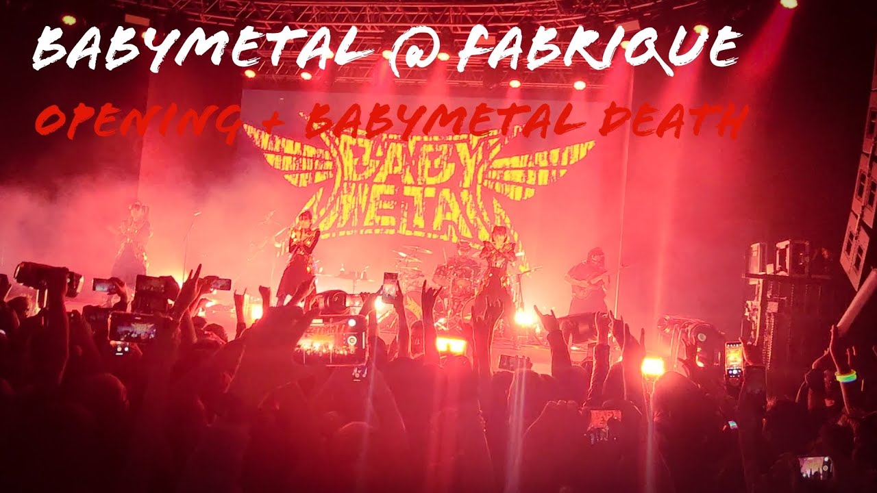 BABYMETAL World Tour @ Fabrique Milano - OPENING + BABYMETAL DEATH [Fan Cam 08/12/2023]