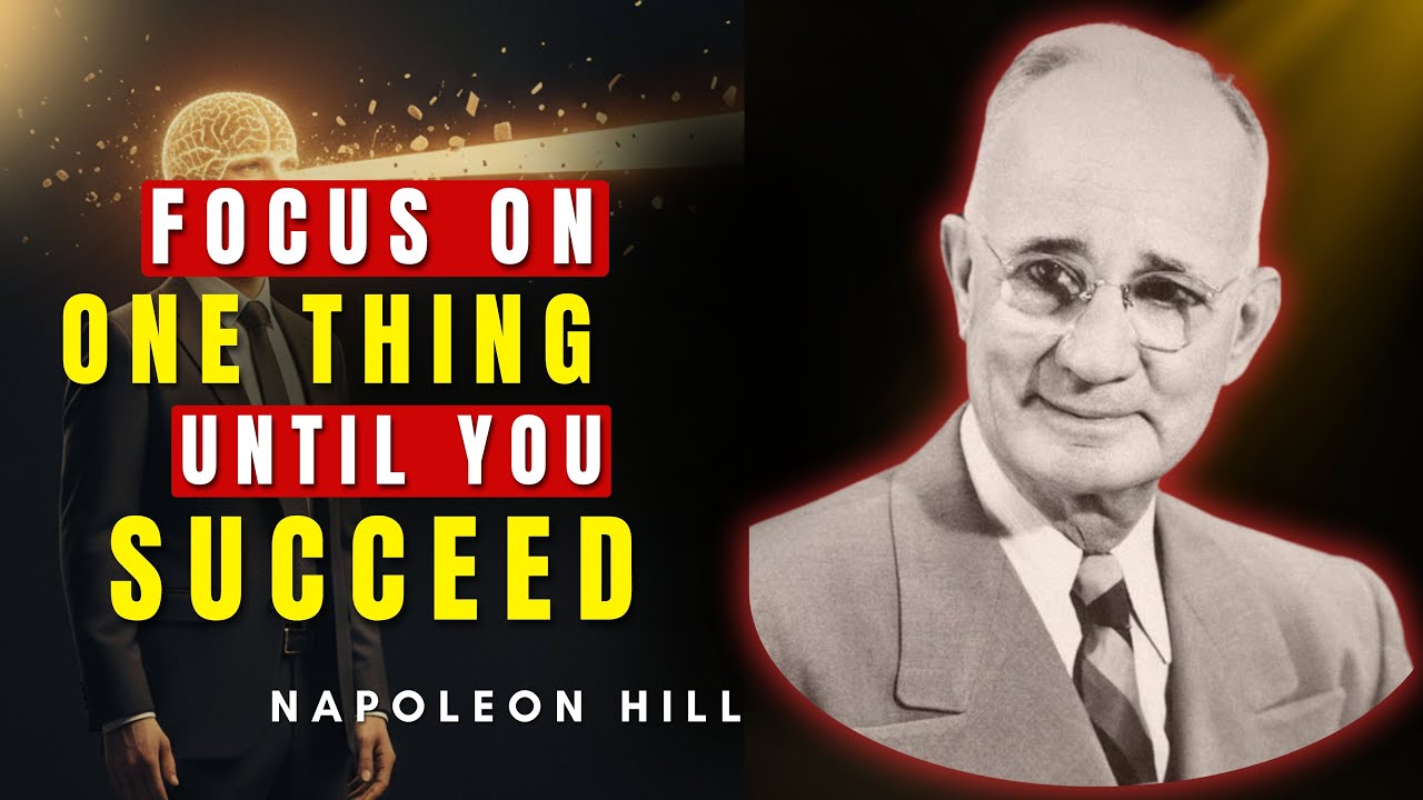 Push Yourself To Focus On One Thing Until It Has To Succeed | Napoleon Hill