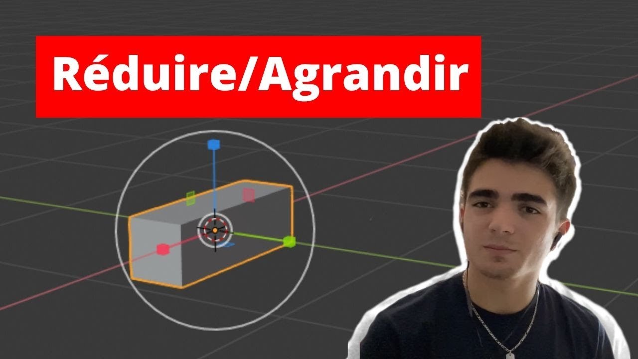 Comment redimensionner un objet ? Blender 2.8
