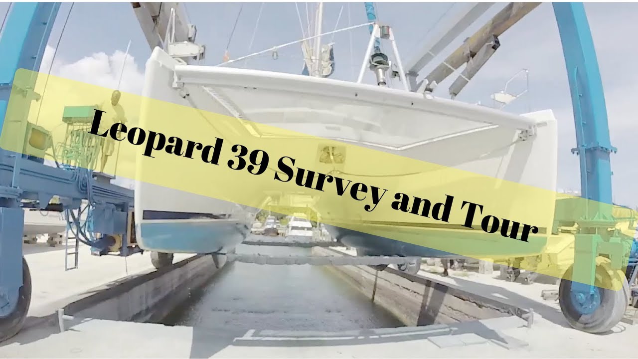 Buying a sailing Catamaran - Survey Sea Trial of a Leopard 39 Cruising Catamaran