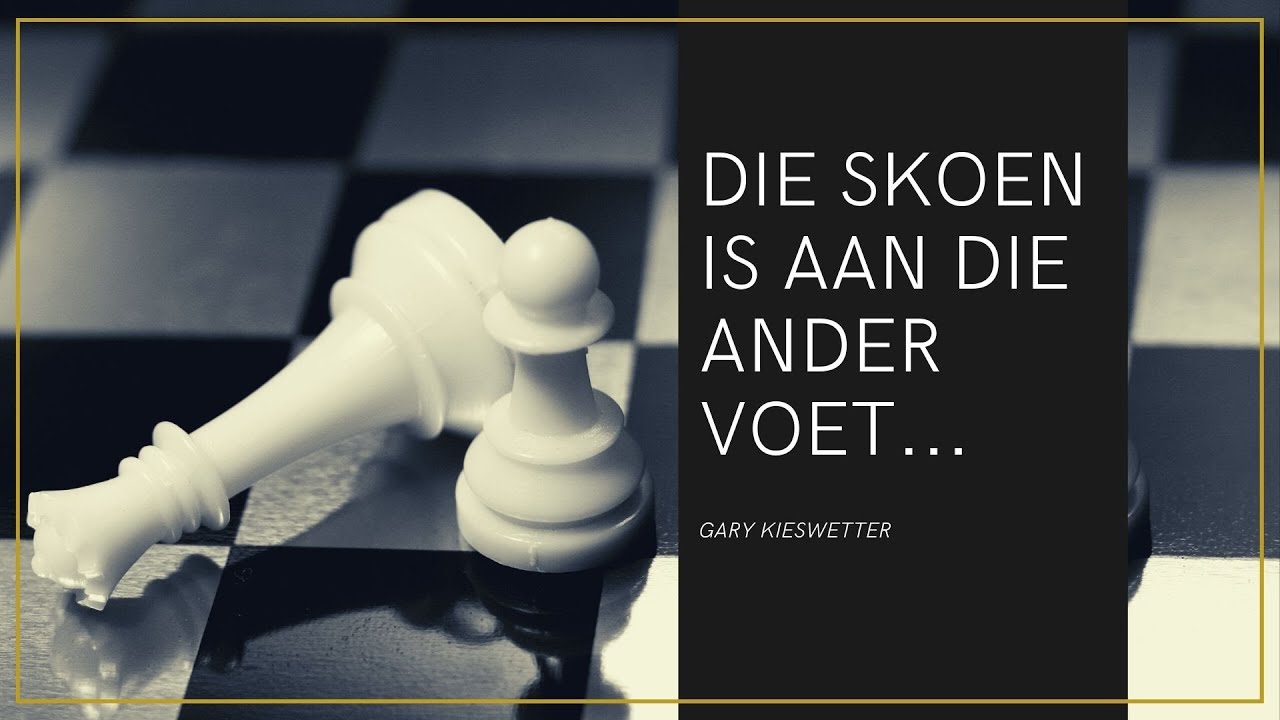 Die skoen is aan die ander voet - Deur Gary Kieswetter