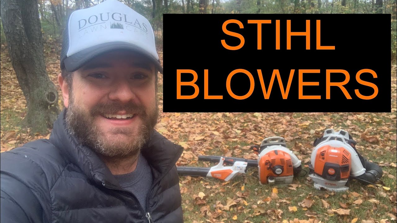Stihl bga 47 Blower VERSUS Stihl br 430 Blower VERSUS Stihl br 800c Blower