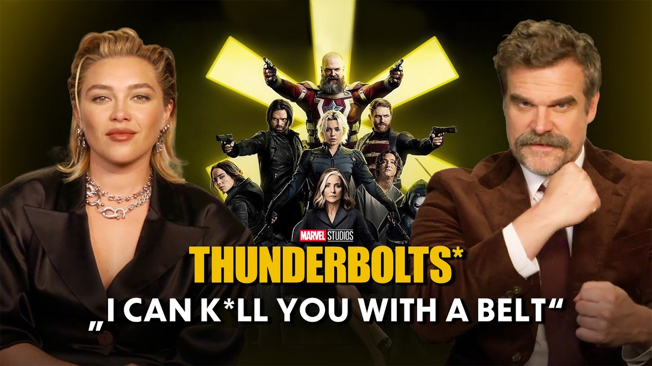 THUNDERBOLTS* INTERVIEW: Florence Pugh & David Harbour!