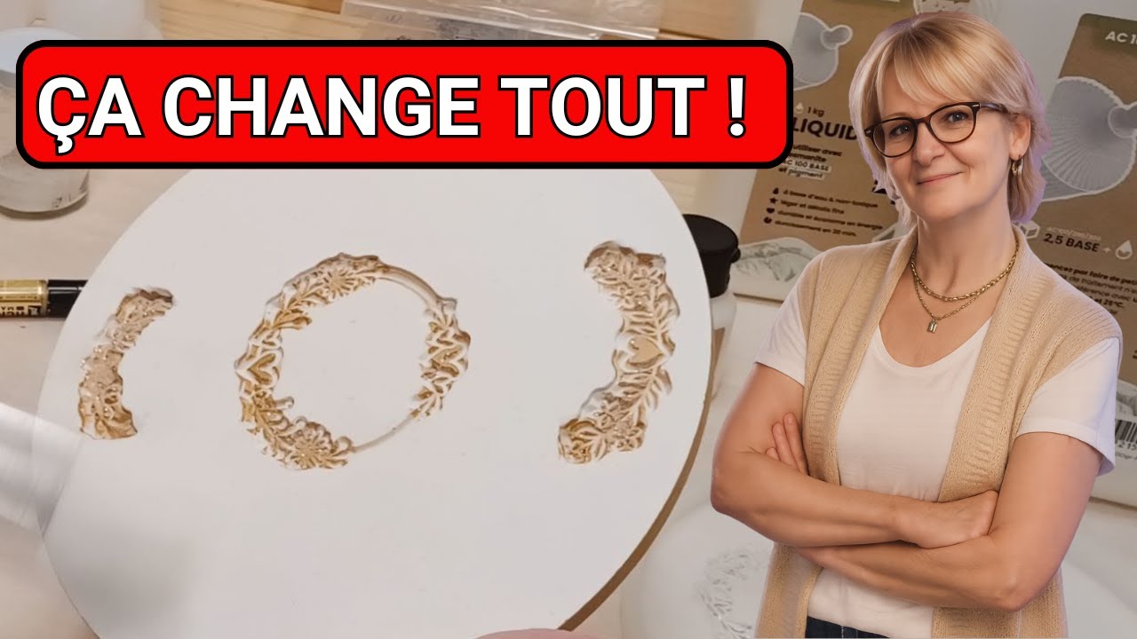 Comment utiliser un Inlay dans la Jesmonite. |#384 |