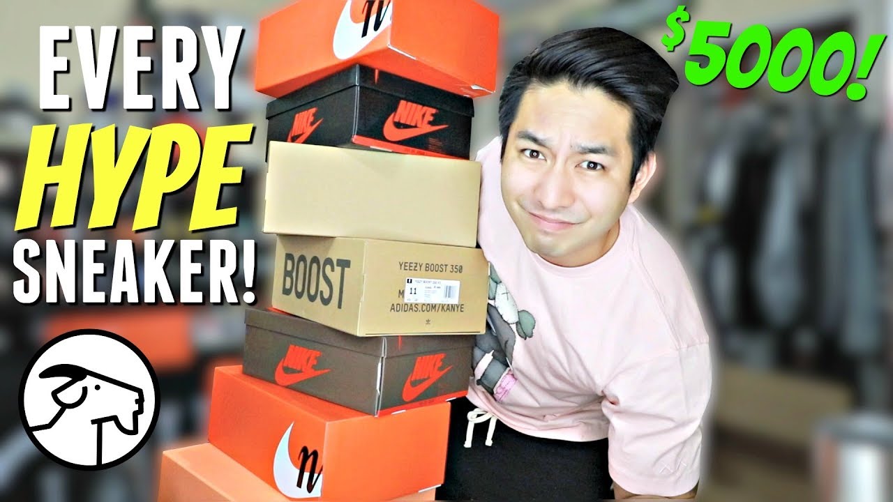 I Bought EVERY HYPE Sneaker Trending On GOAT App!
