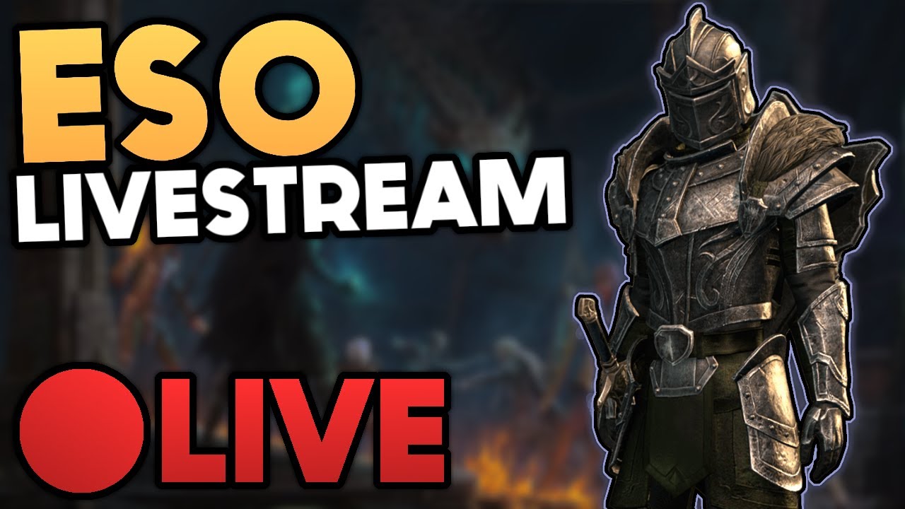 ESO Livestream - Soloing Dungeons with a Stamina Dragonknight, then Tanking a WoW Raid