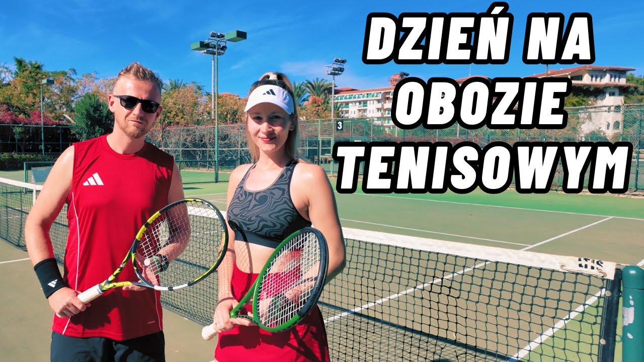 Cały DZIEŃ na OBOZIE TENISOWYM. Pokazujemy, jak to wygląda! #tennis #tenis #vlog #wakacje #turcja 