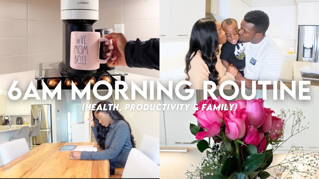 6AM *PRODUCTIVE* MORNING ROUTINE | healthy habits, pregnancy workouts, mom life & MORE