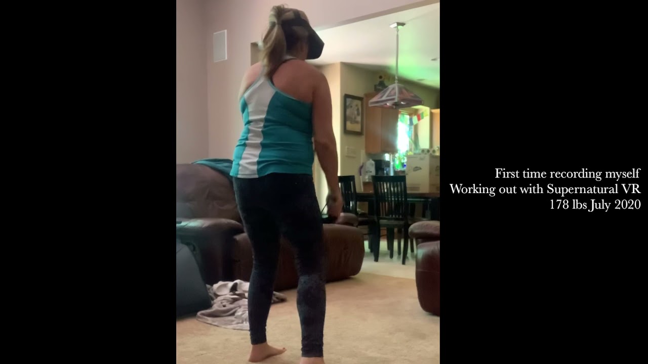 Supernatural workout one year apart = mind body transformation