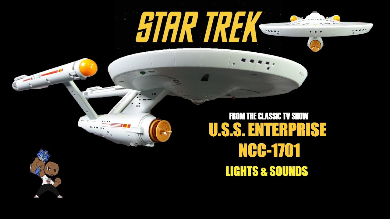Playmates STAR TREK U.S.S ENTERPRISE NCC 1701 toy review